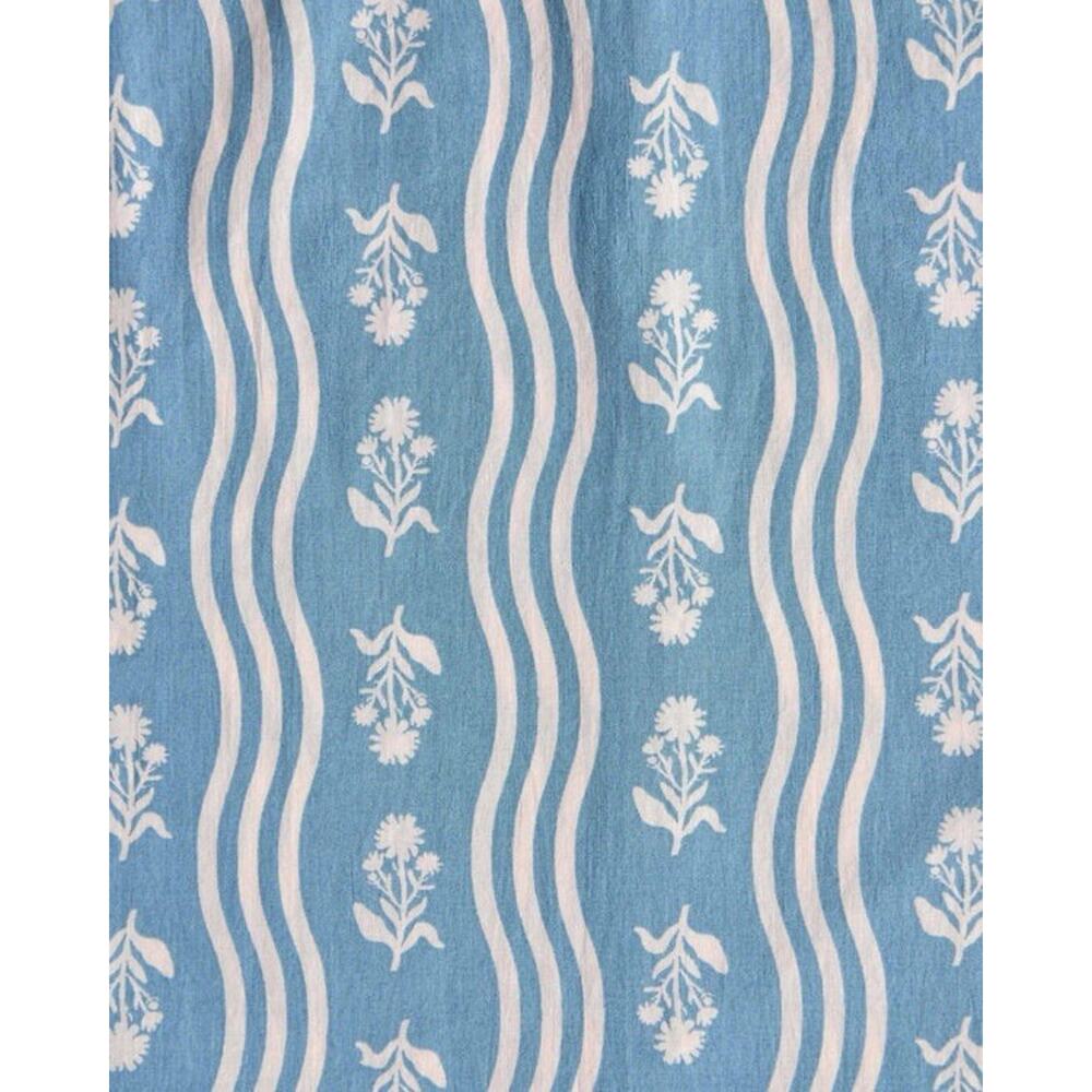 Printfresh Blue And Gold Patterned Midi Dress - image 4